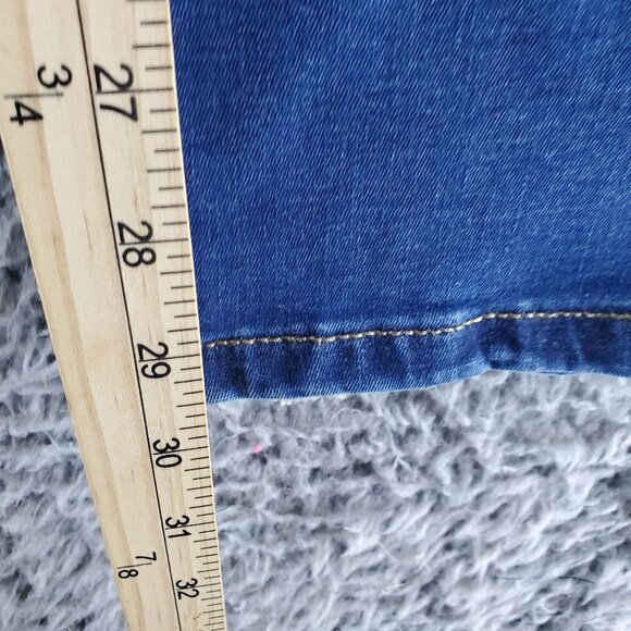 Torrid Jeans Womens 22-26 Blue Trio Fit Slim Boot High-Rise Stretch Denim *NWT* - Picture 12 of 16